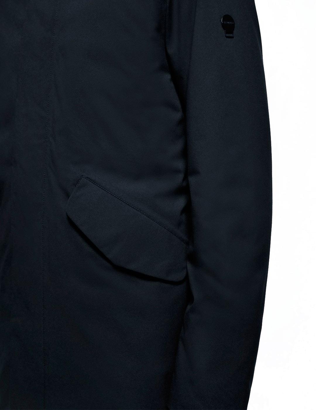 Parka Elvine Larga Hjalmar Azul Marino