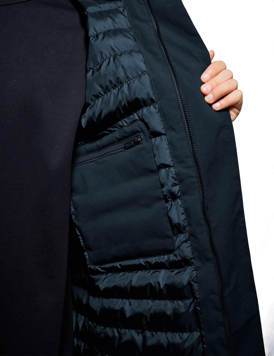 Parka Elvine Larga Hjalmar Azul Marino