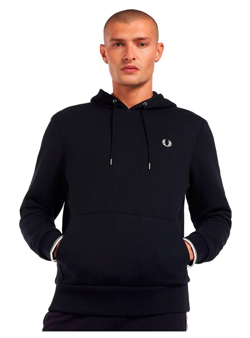 Fred Perry M2643 Sudadera Hombre Azul Marino