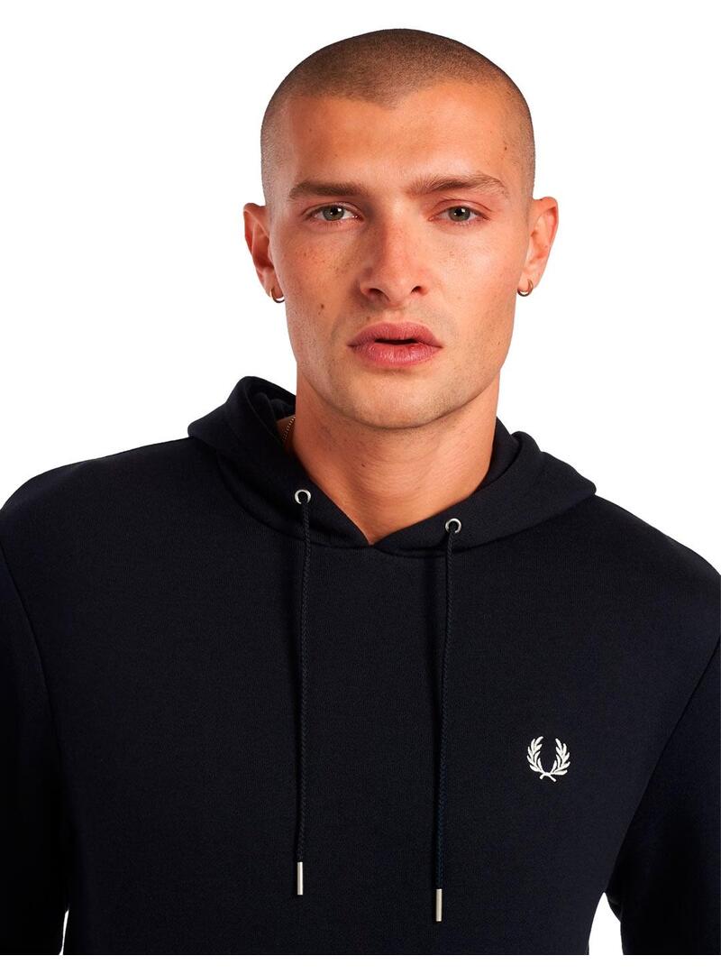 Fred Perry M2643 Sudadera Hombre Azul Marino