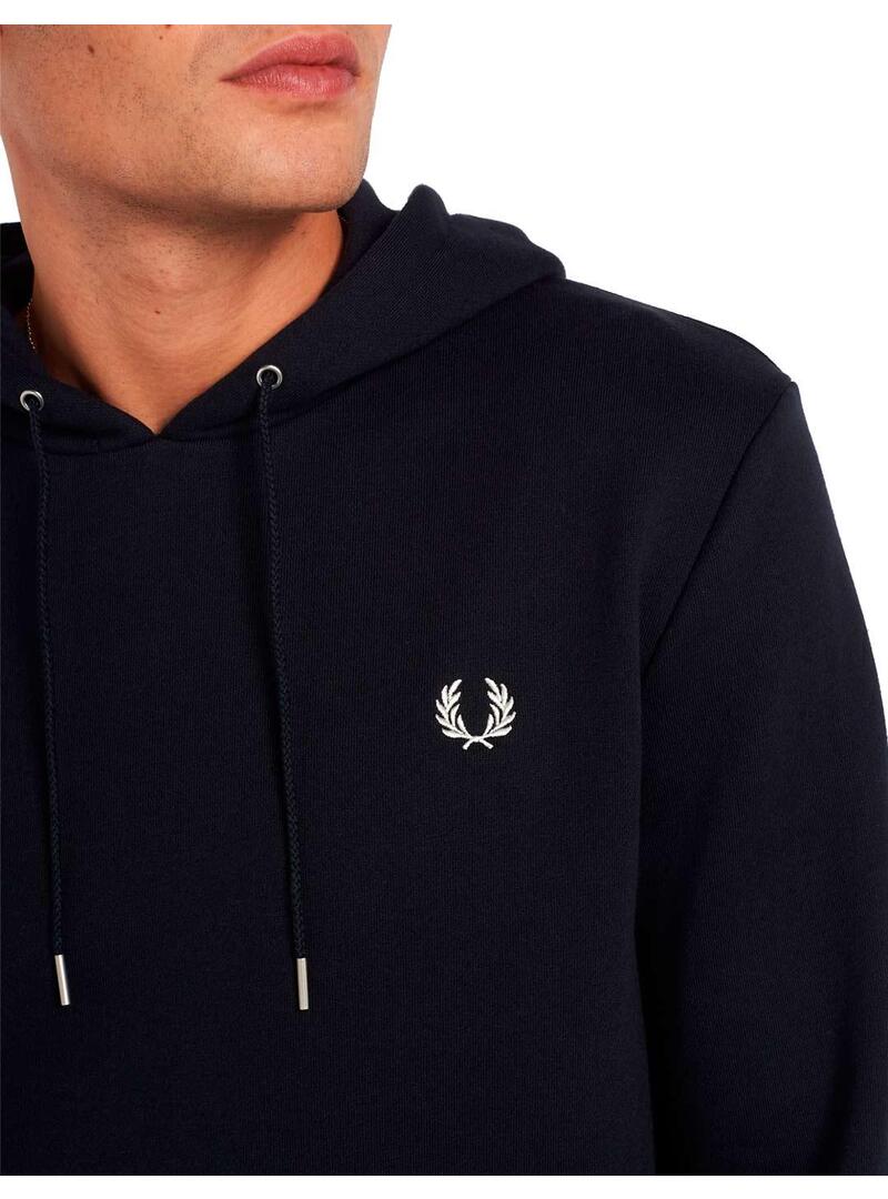 Fred Perry M2643 Sudadera Hombre Azul Marino