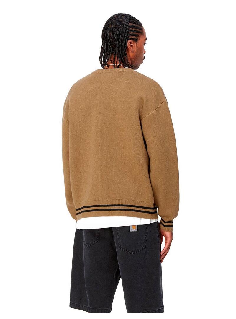 Carhartt Onyx Cardigan Chaqueta Hombre Camel