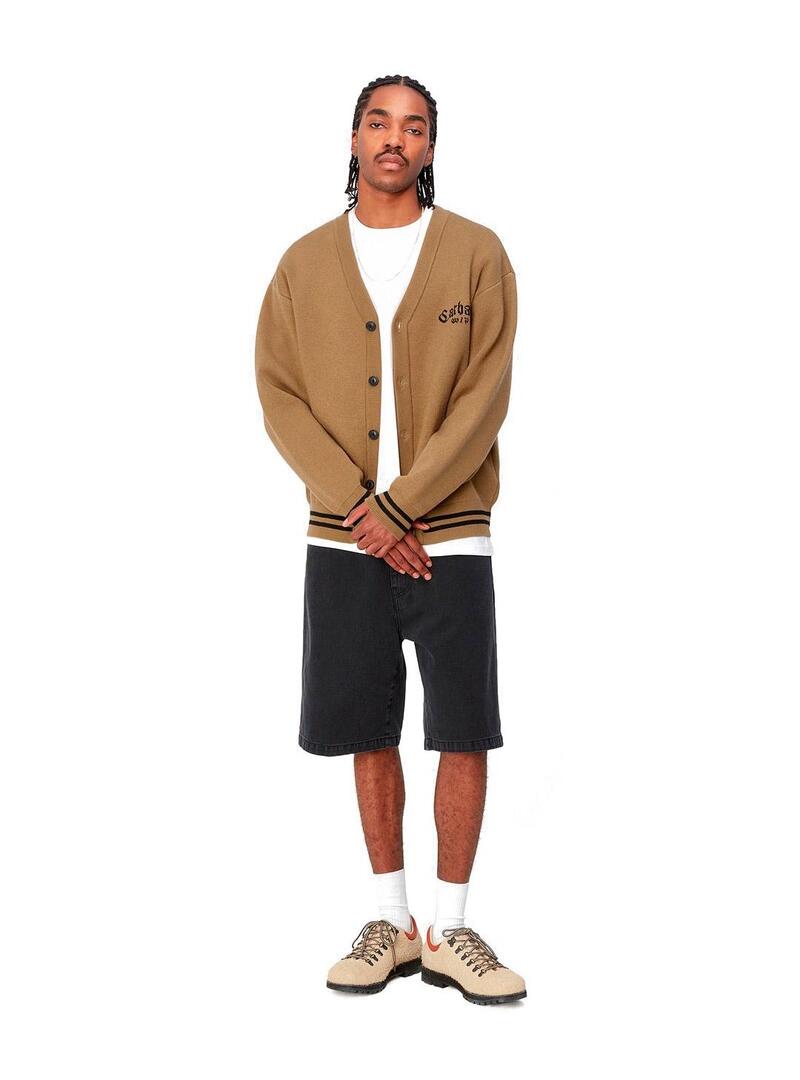 Carhartt Onyx Cardigan Chaqueta Hombre Camel