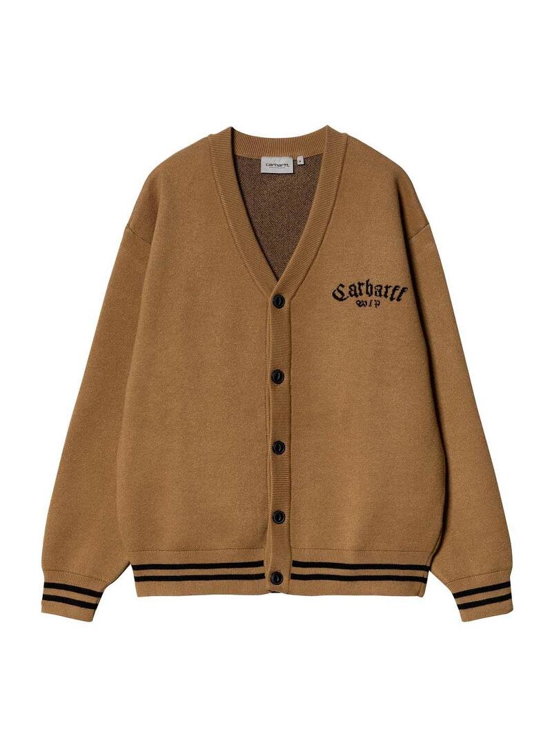 Carhartt Onyx Cardigan Chaqueta Hombre Camel
