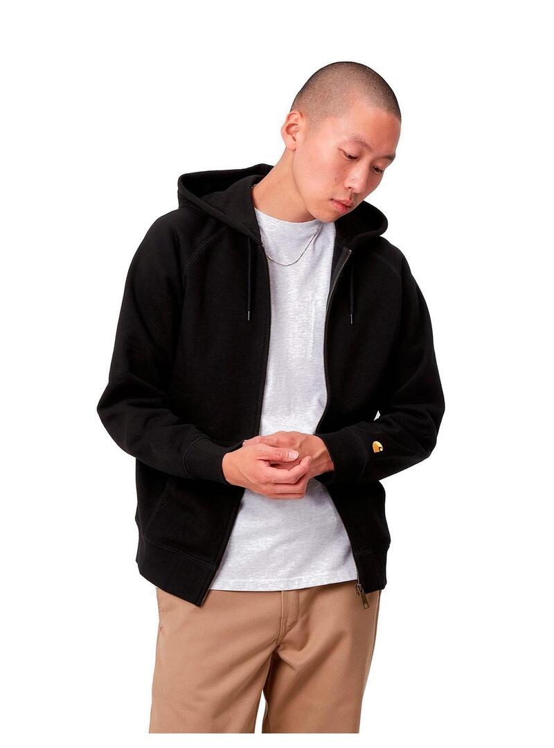 Carhartt Hooded Chase Jacket Sudadera Hombre Negra
