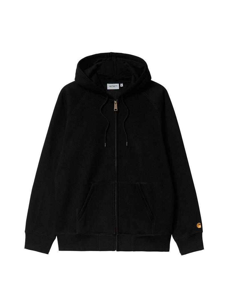 Carhartt Hooded Chase Jacket Sudadera Hombre Negra