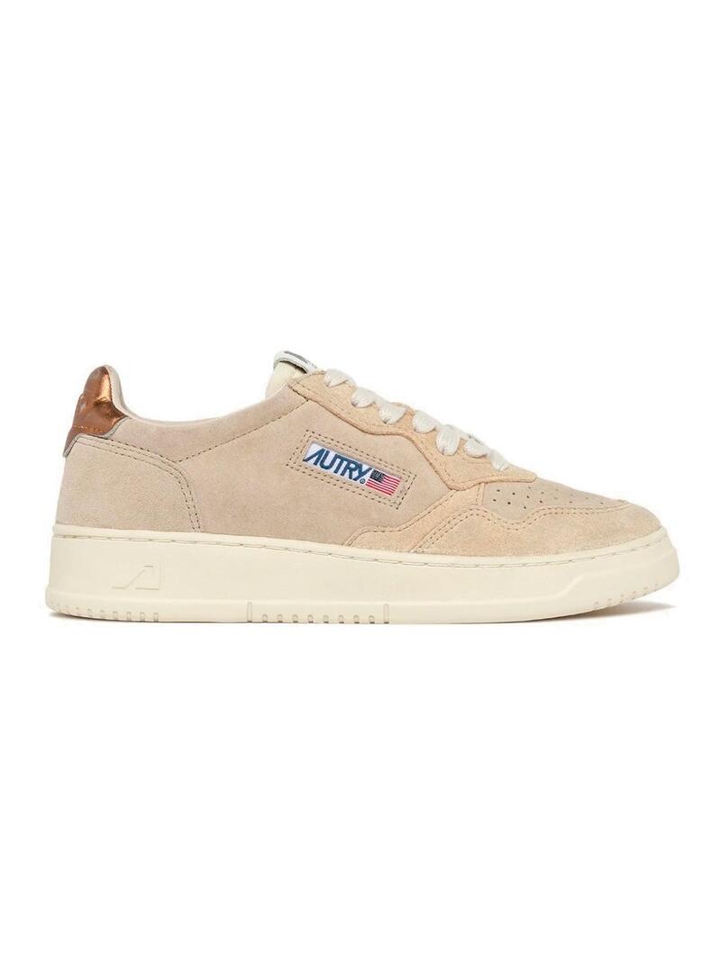 Autry Medalist Low AULWXS02 Zapatillas Mujer  Beige