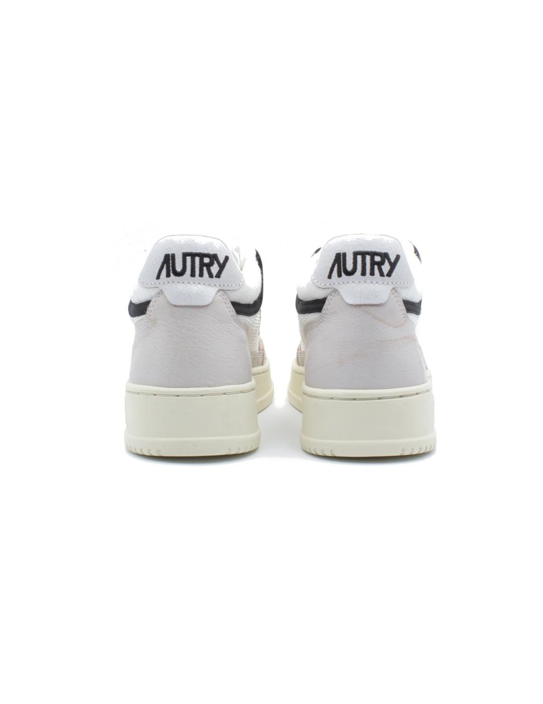 Autry Open Mid AOMWCE22 Zapatillas Mujer White Black