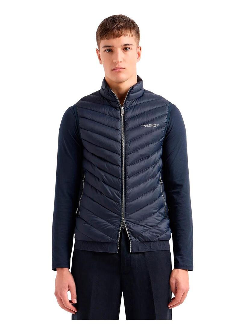 Chaleco Acolchado Armani Exchange  Marino
