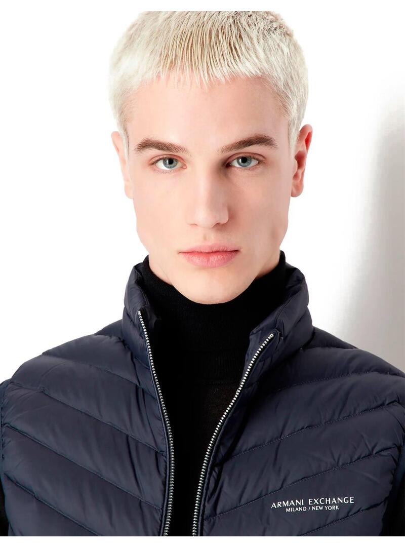 Chaleco Acolchado Armani Exchange  Marino
