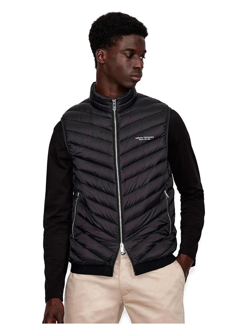 Armani Exchange Chaleco Acolchado Hombre Negro