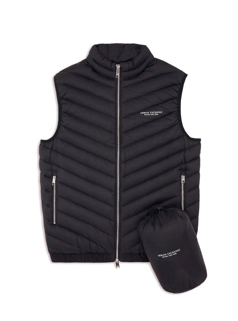 Armani Exchange Chaleco Acolchado Hombre Negro