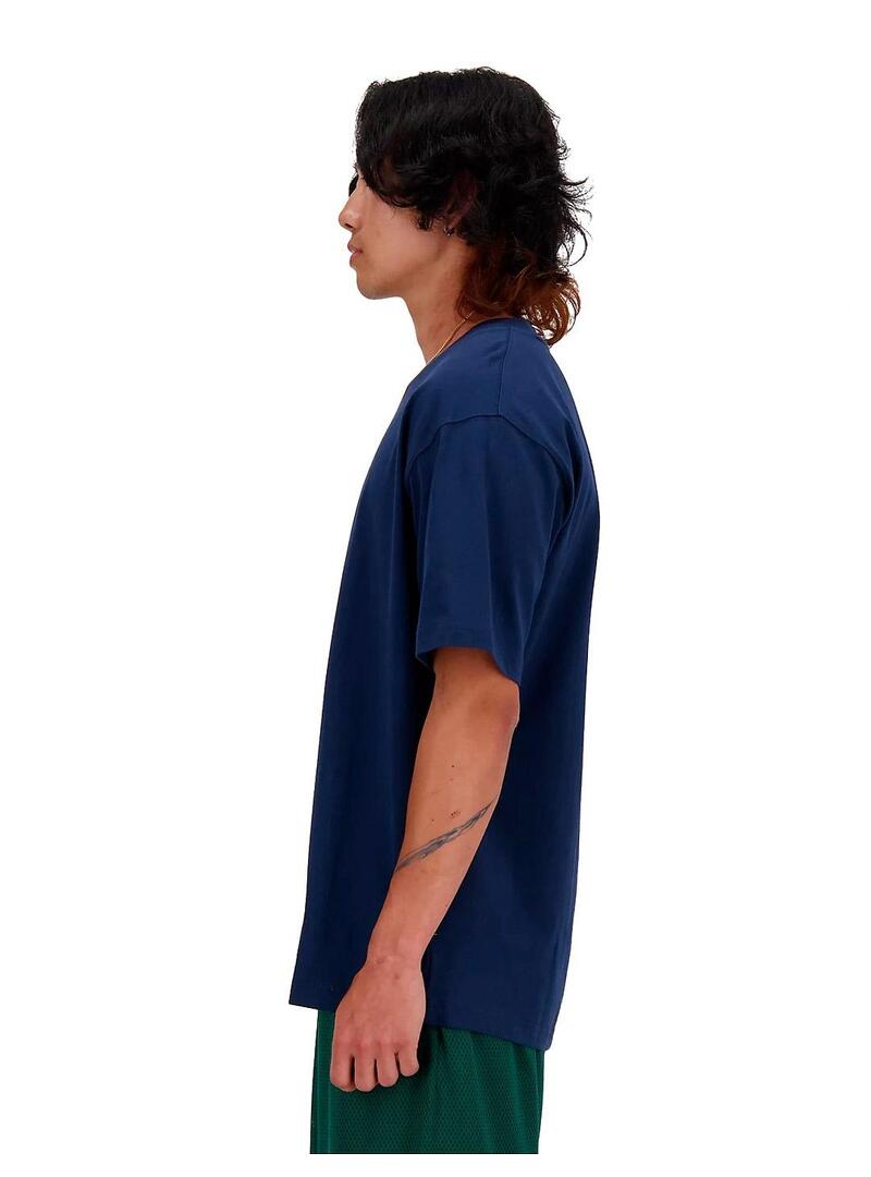 Camiseta New Balance Athletics Basketball MT41578 Marino