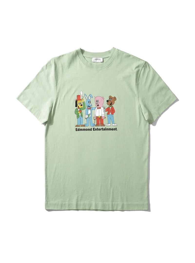 Edmmond Studios Buddies Camiseta Hombre Verde