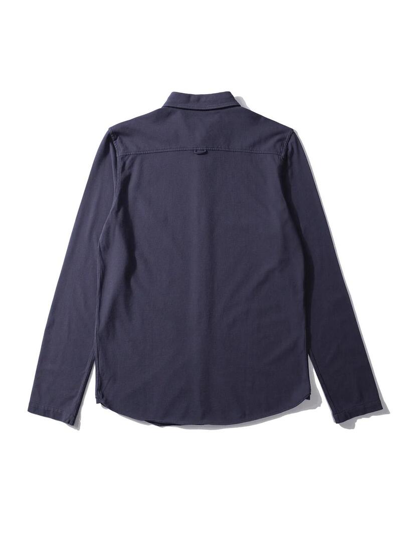 Edmmond Studios Pique Duck Camisa Hombre Azul Marino