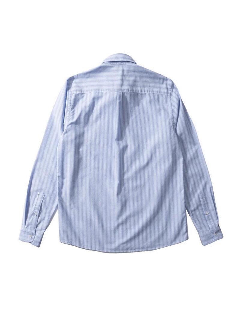 Edmmond Studios Rake Camisa Hombre Rayas Azul