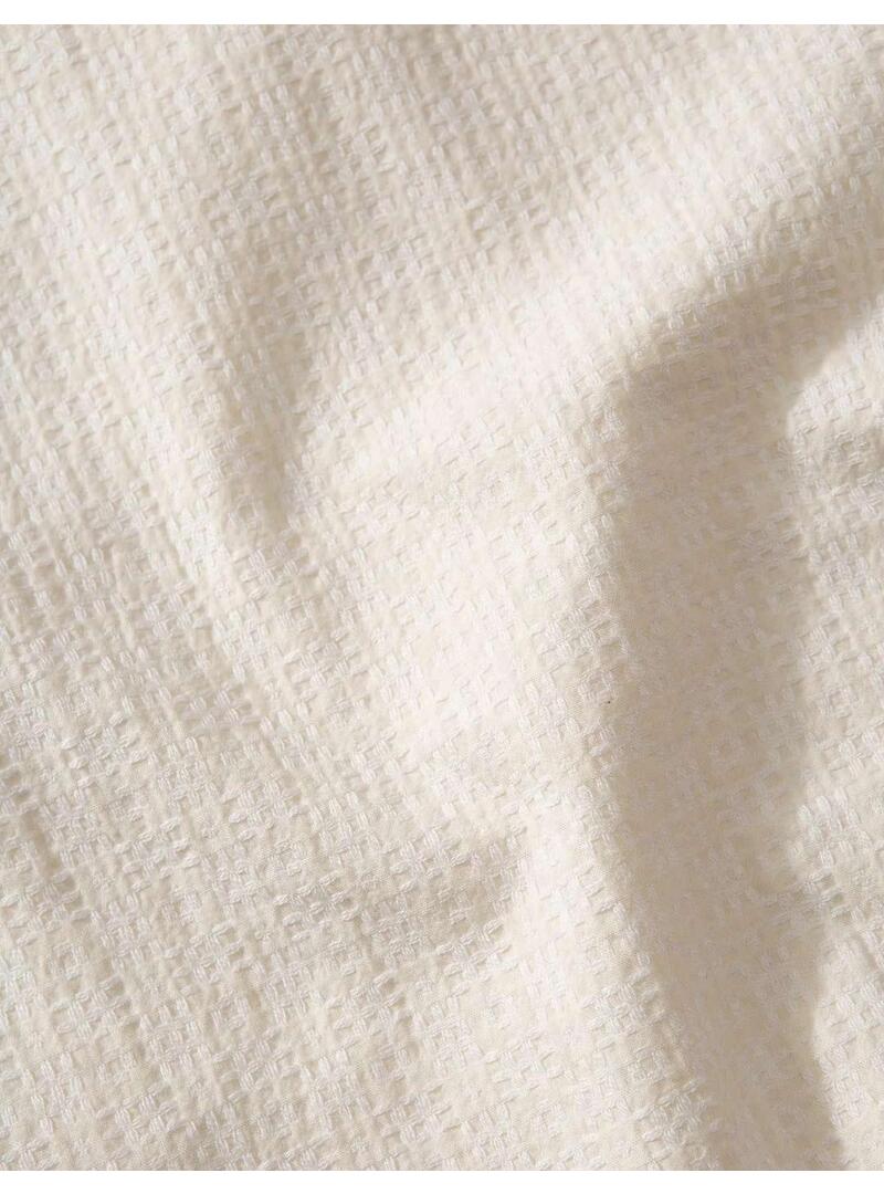 Edmmond Studios Artisan Short Sleeve Camisa Hombre Beige