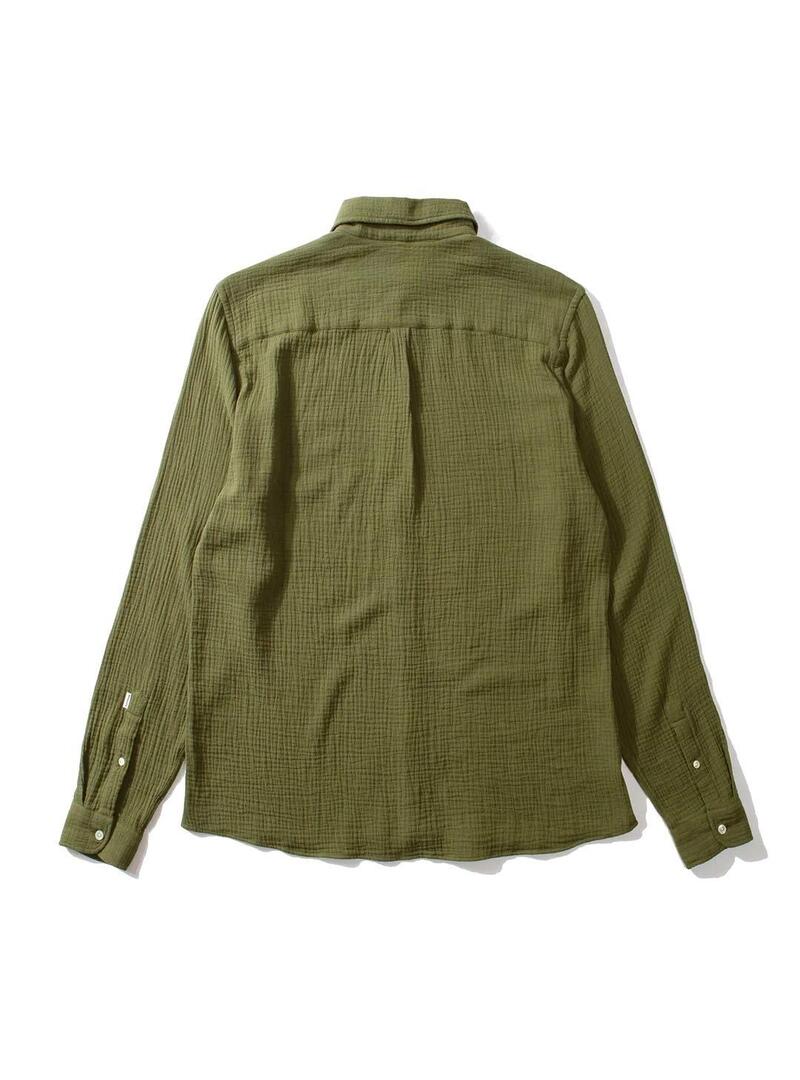 Edmmond Studios Snap Camisa Hombre Verde