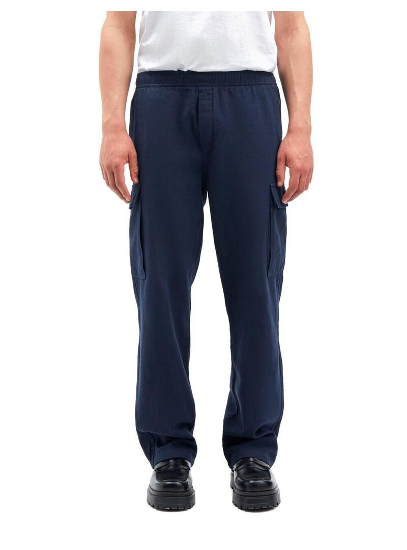 Pantalón Cargo Samsoe Samsoe Samagnus Azul Marino