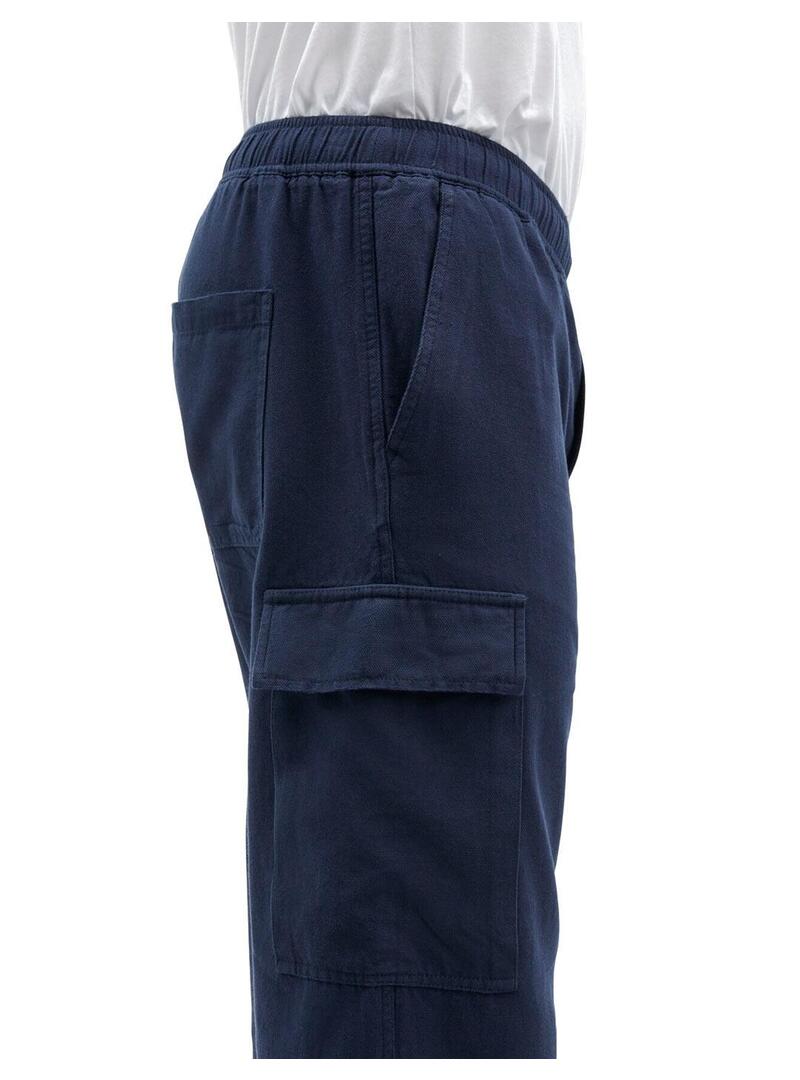 Pantalón Cargo Samsoe Samsoe Samagnus Azul Marino