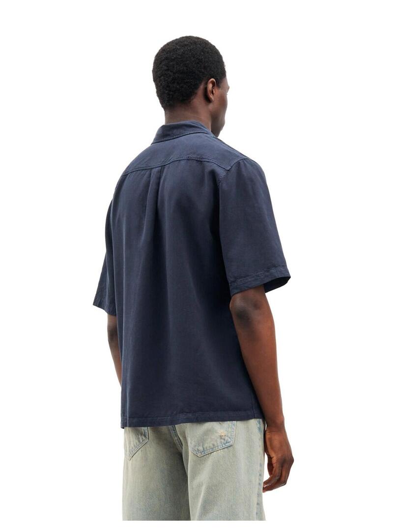 Camisa Samsoe Samsoe Sataro Azul Marino