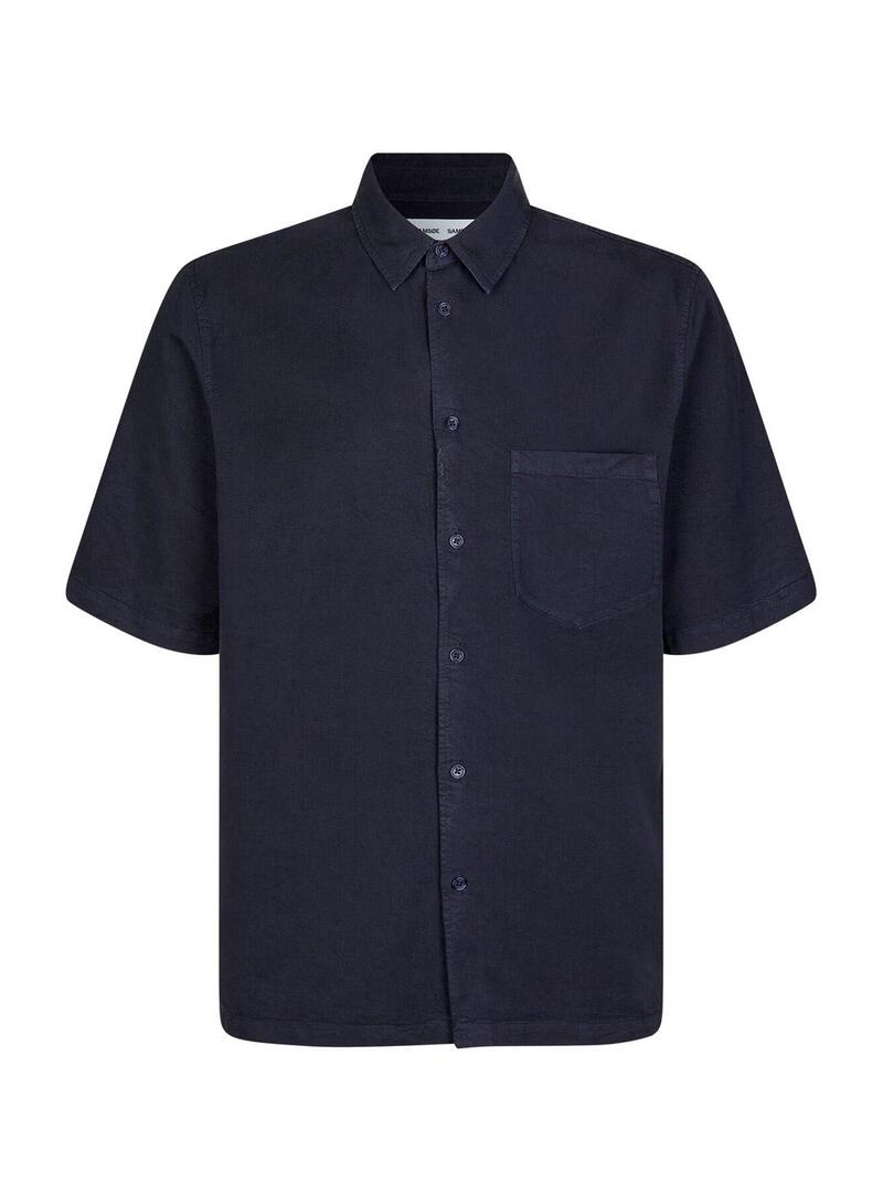 Camisa Samsoe Samsoe Sataro Azul Marino