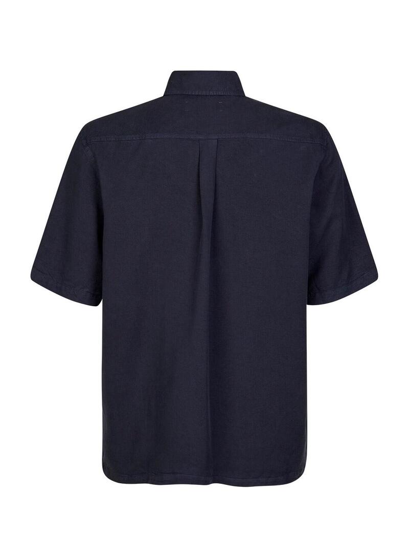 Camisa Samsoe Samsoe Sataro Azul Marino