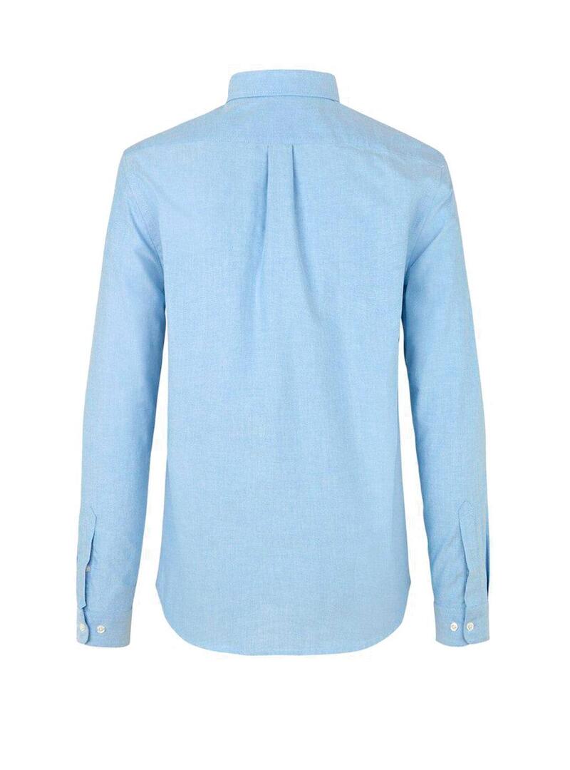 Camisa Oxford Samsoe Samsoe Liam Azul