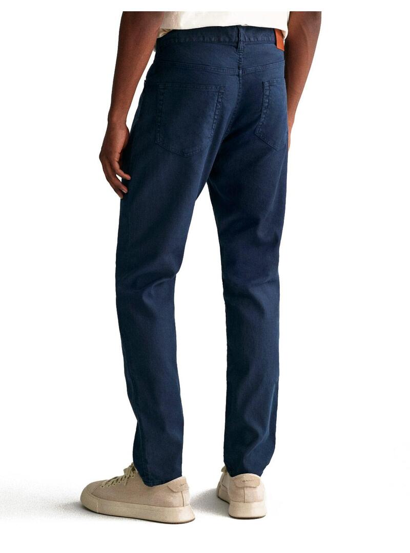 Gant  Vaqueros Slim Fit Hombre Algodón y Lino