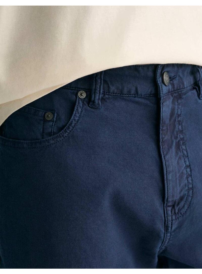Gant  Vaqueros Slim Fit Hombre Algodón y Lino