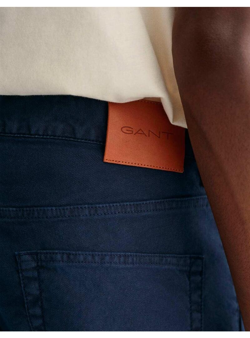 Gant  Vaqueros Slim Fit Hombre Algodón y Lino