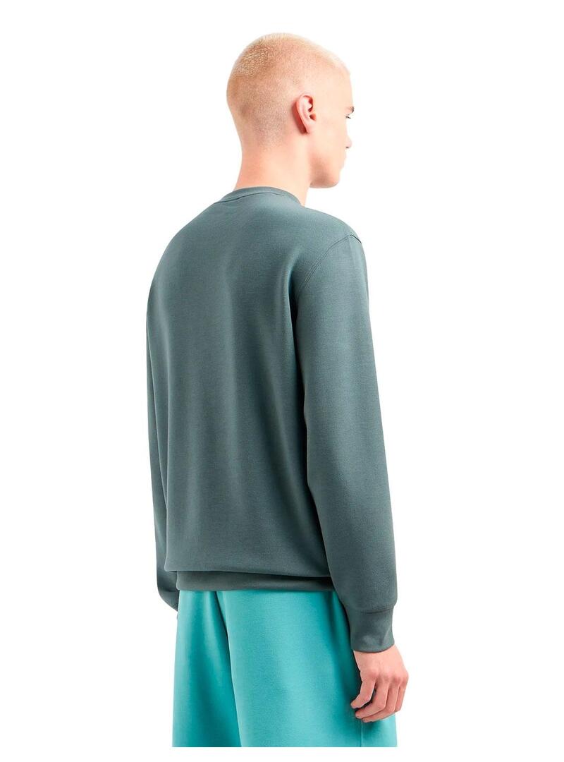 Armani Exchange Sudadera Verde Logo Hombre Verde