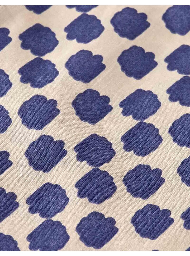 Scotch Soda Printed short sleeve Camisa Estampada Beige