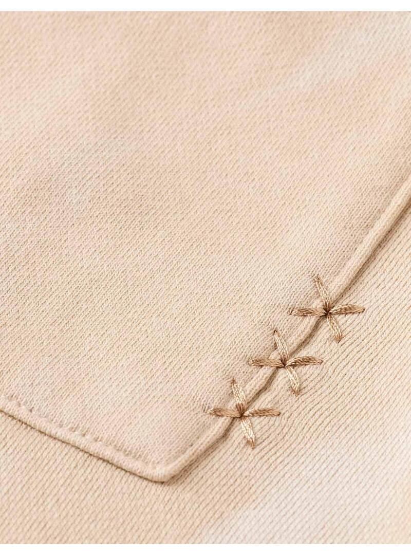 Scotch Soda Washed Collar Polo Hombre Beige