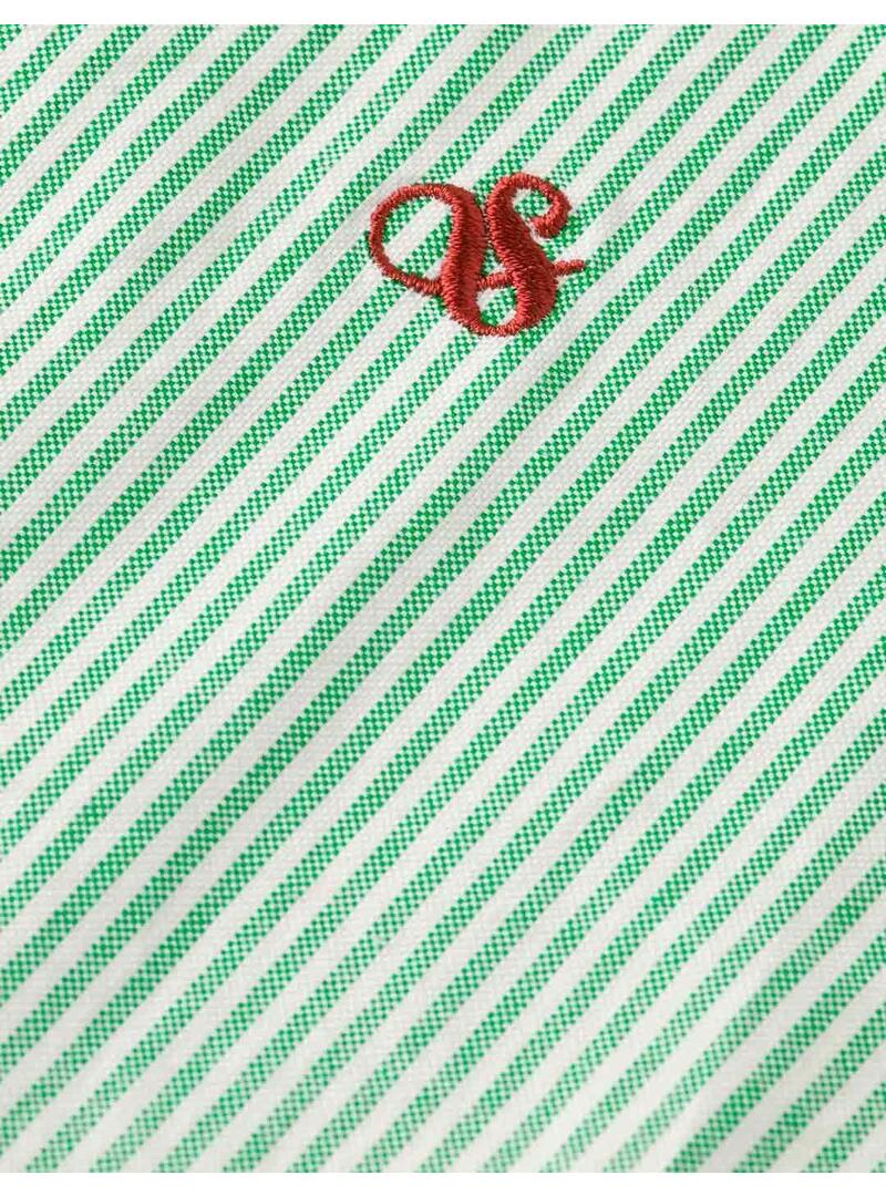 Scotch Soda Essential Oxford Camisa Hombre Rayas Verde