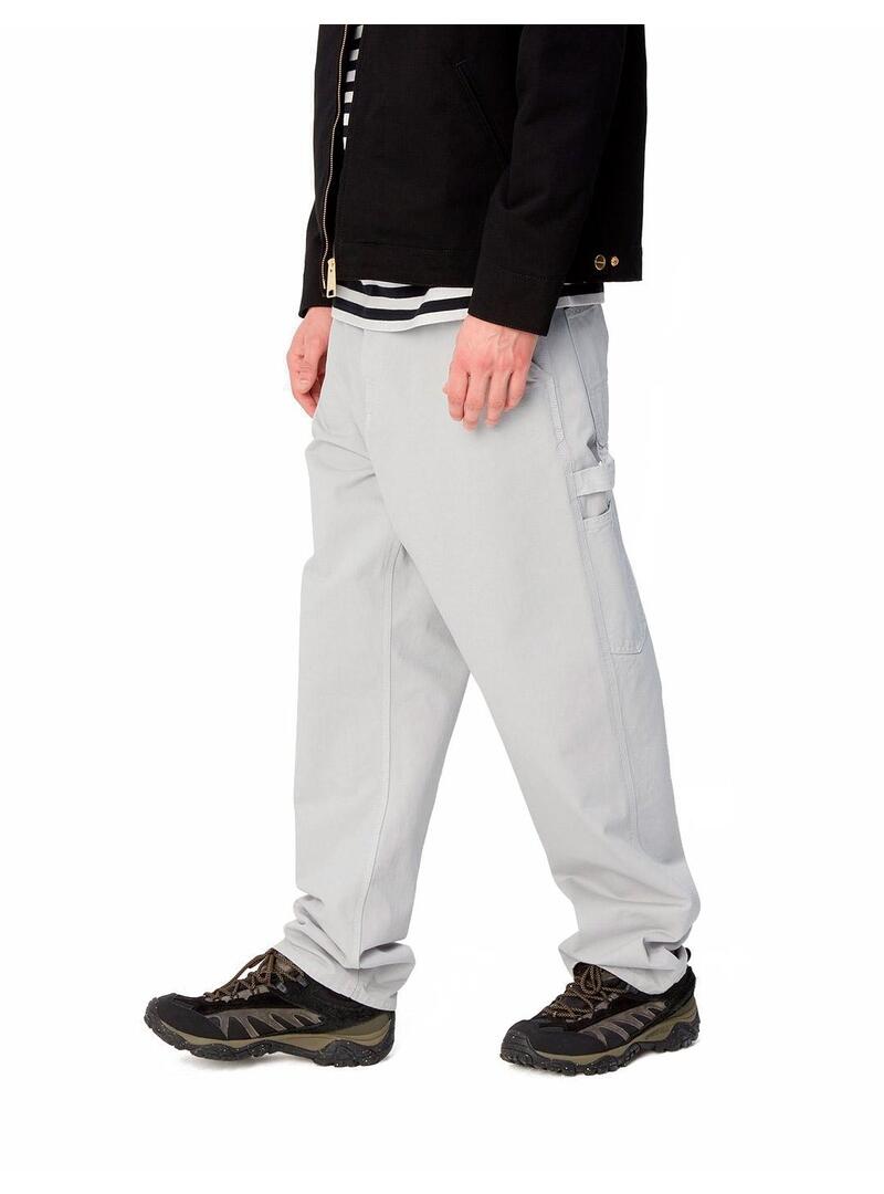 Carhartt Single Knee Pant Pantalón Hombre Gris Claro