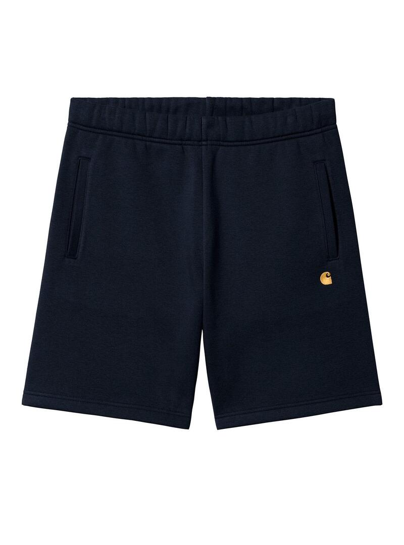 Carhartt Chase Sweat Short Azul Bermudas Hombre Marino
