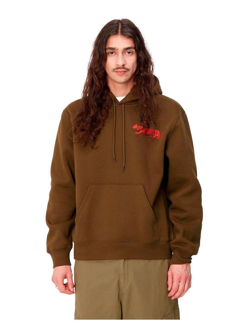 Carhartt Hooded Rocky Sudadera Hombre Marrón
