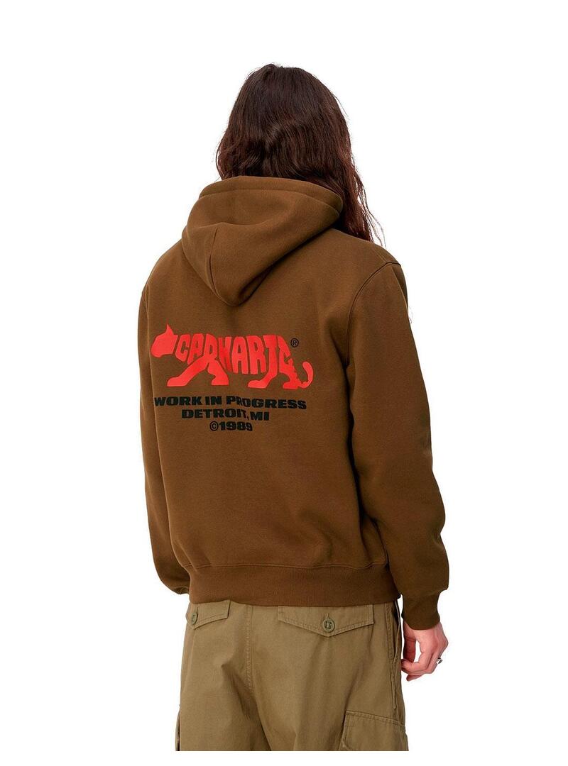 Carhartt Hooded Rocky Sudadera Hombre Marrón