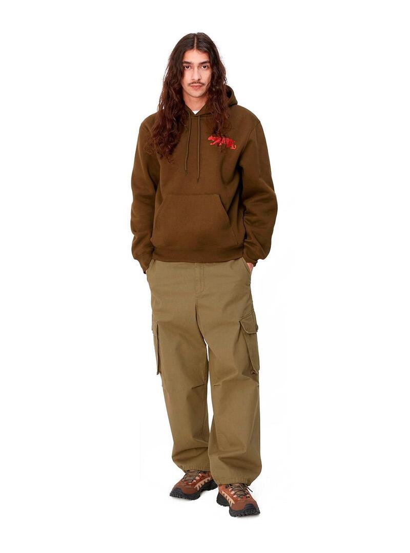 Carhartt Hooded Rocky Sudadera Hombre Marrón