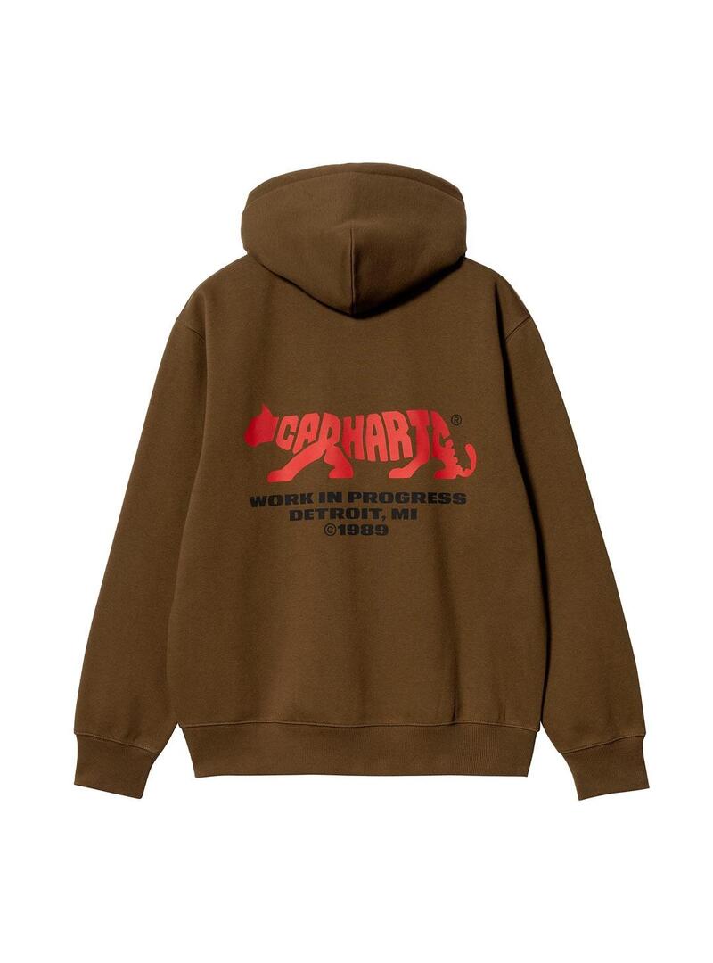 Carhartt Hooded Rocky Sudadera Hombre Marrón