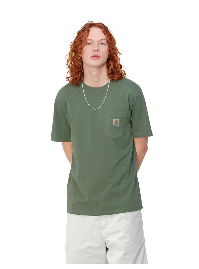 Carhartt S/S Pocket Camiseta Hombre Verde