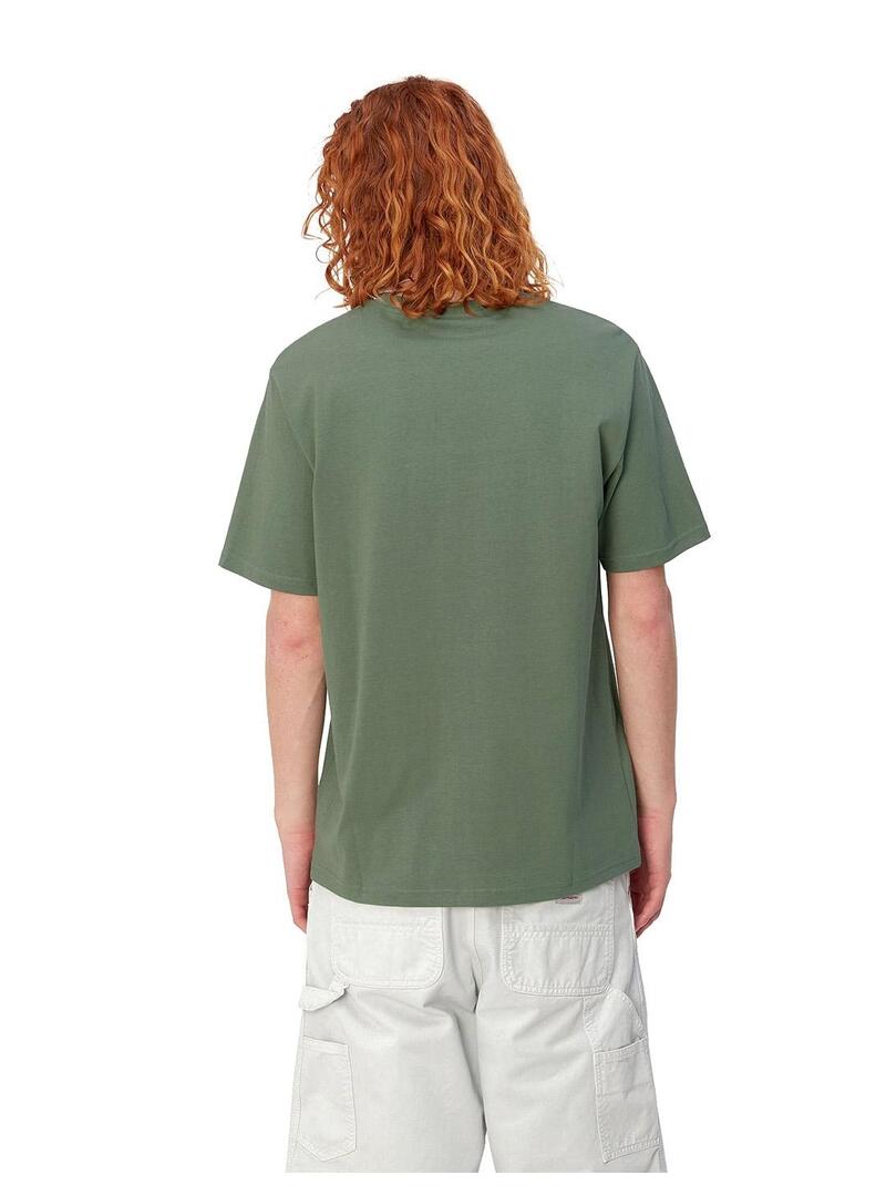 Carhartt S/S Pocket Camiseta Hombre Verde
