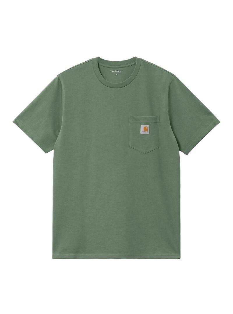 Carhartt S/S Pocket Camiseta Hombre Verde