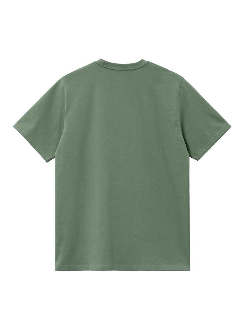Carhartt S/S Pocket Camiseta Hombre Verde
