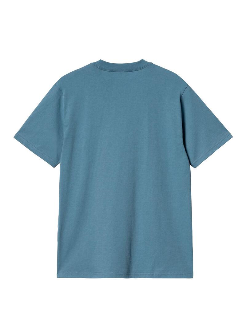 Carhartt S/S Art Supply Camiseta Hombre Azul