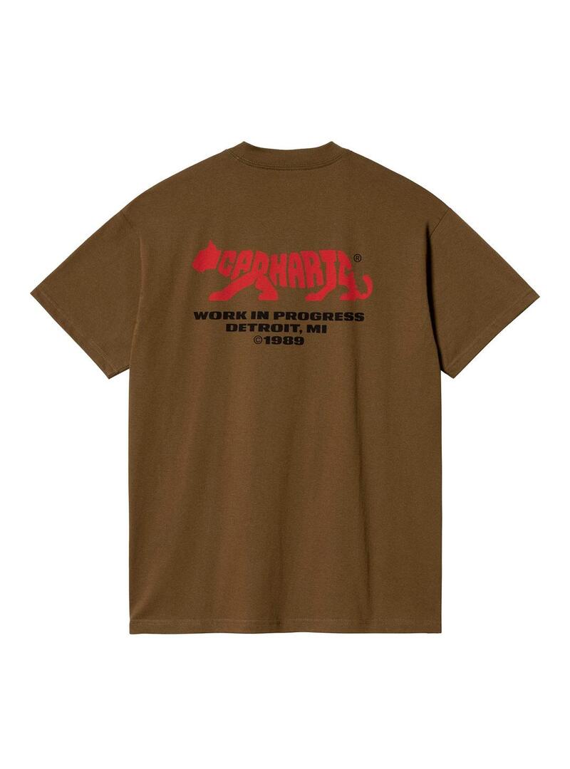 Carhartt S/S Rocky Camiseta Hombre Marrón