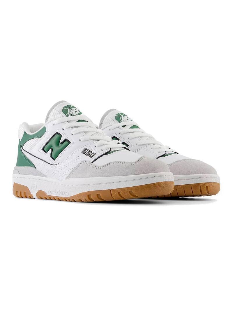 New Balance 550ESB Zapatillas Mujer Blanca y Verde