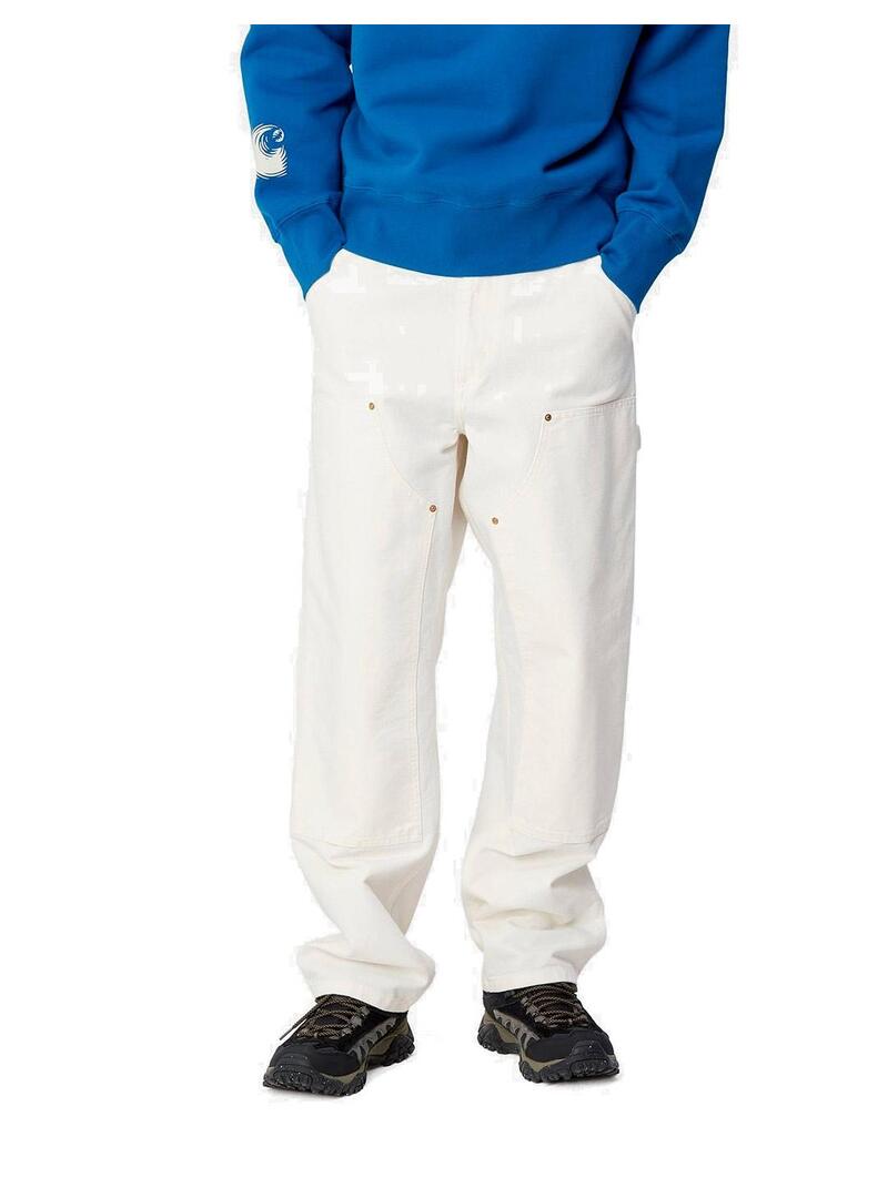 Carhartt Double Knee Pantalón Hombre Crudo