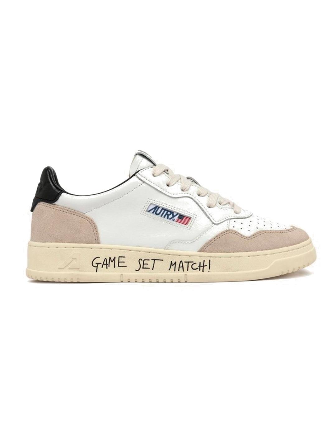 Autry Medalist Low Letras AULWMA04 Zapatillas Mujer Blanco